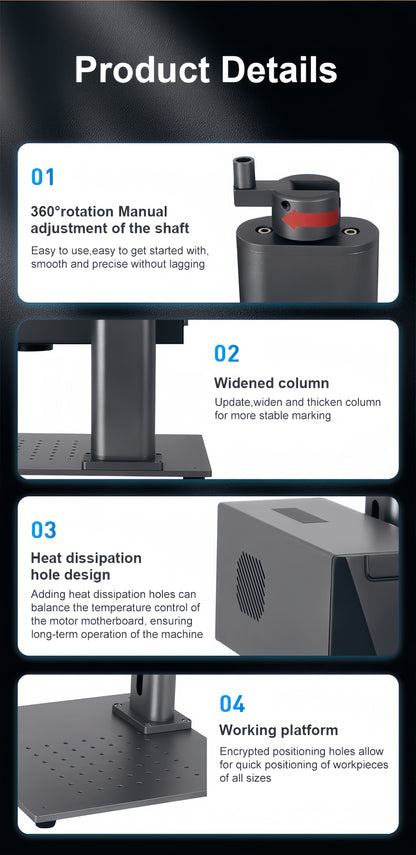 Máquina de marcado láser de fibra Hualong de 8,5 kg, 4K, HD, color para metal, plástico, cuero, madera pintada, grabado láser, soldador láser