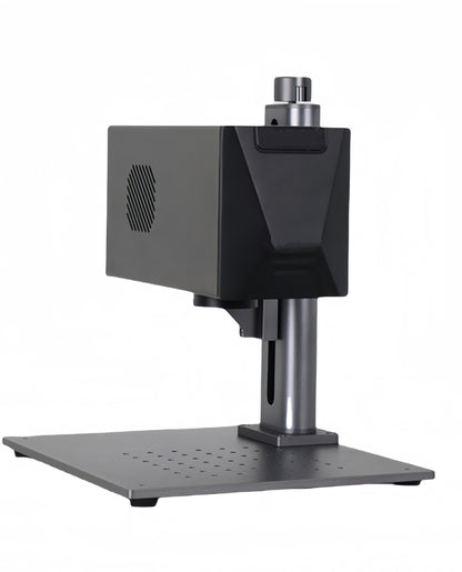 Máquina de marcado láser de fibra Hualong de 8,5 kg, 4K, HD, color para metal, plástico, cuero, madera pintada, grabado láser, soldador láser