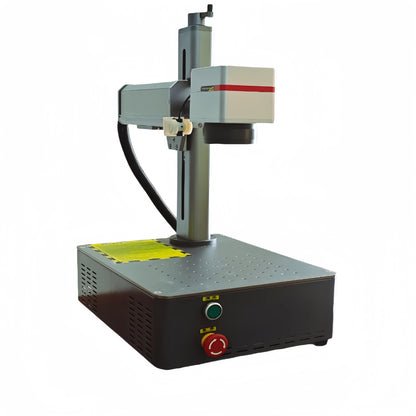 Fiber Laser Engraver 20W/30W/50W/100W, Dual Red Dot Locator Laser Marking Machine for Jewelry,Sliver,Gold,Tumblers, 4.3”X4.3”/5.9”X5.9”/11.8”X11.8” Scan Area with 100,000 Hour Lifespan EzCad Included