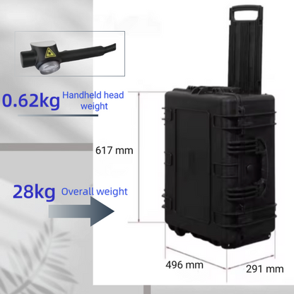 Laser Rust Remover Suitcase 200W Pulse  Laser Cleaner Portable Fiber Cleaning Machine  for Metal Rust, Stains,Plating and Oil Remove
