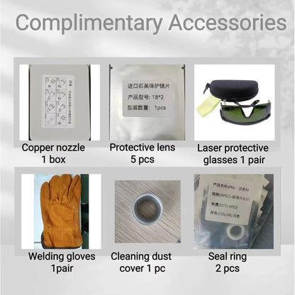 Laser Welder Handheld Fiber Welding Machine  4 in 1  Air Cooling Cutting Weld Seam Cleaning with Auto Wire Feeder for Metal Stainless Steel Aluminum Copper