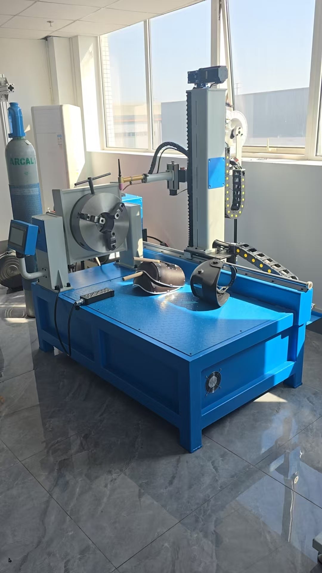 Automatic Turntable Ring Seam Welder Positioner Mechanical Rotary Holder Table for Convenient Table Rotation