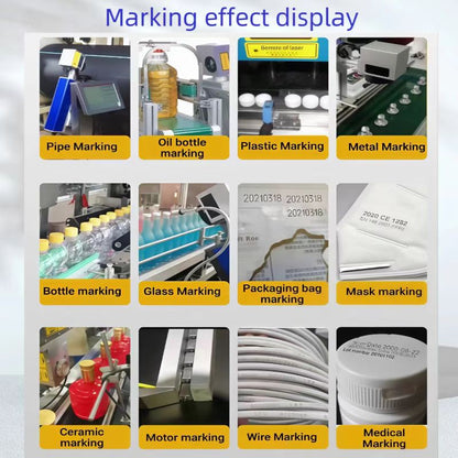 5w 355nm flying laser marking machine for factory assembly line packaging date and batch marking plastic box marking