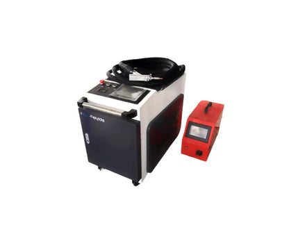 Laser Welder Handheld Fiber Welding Machine  1500W 4 in 1  Water Cooling Cutting Weld Seam Cleaning with Auto Wire Feeder Cable Length 10m for Metal Stainless Steel Aluminum Copper
