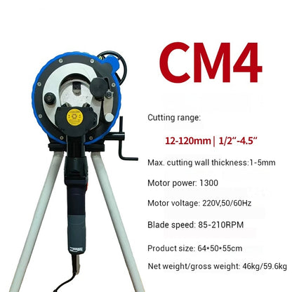 Multi-function Planetary Pipe Cutting Machine Pipe Cutter High Cutting Speed Stainless Steel Pipe Cutting Machine