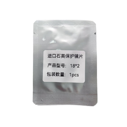 Fiber Protective Lens D18*2 0-3kw for 1064nm Fiber Engraver Laser Machine Spare Parts Laser Lens for SUP 23T welding gun