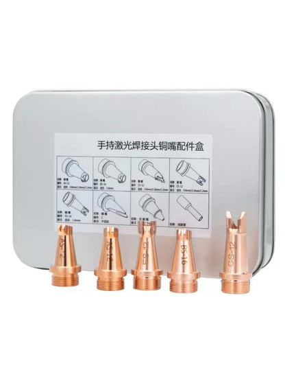 Laser Welding Nozzles Copper Nozzle for Handheld Portable Machine for SUP23S/T 8 Specifications of and FT80 Scale Tube