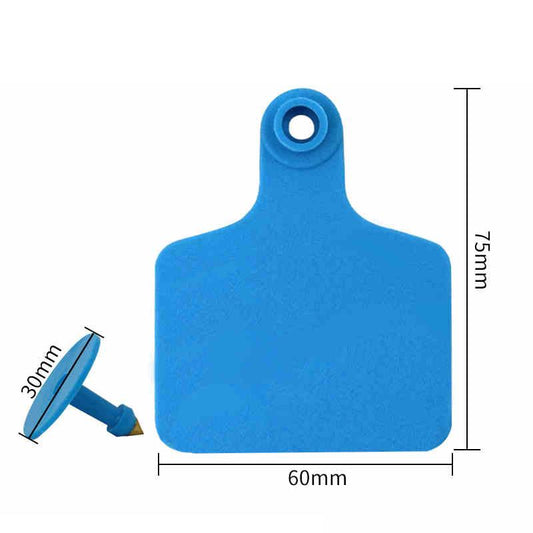 100 Pcs Bull Ear Tag Boards Thickened Animal Ear tag boards Farm Animal Ldentification Management Boards Bull ear tags