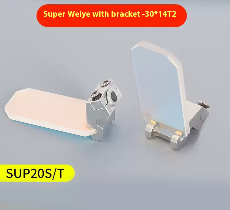 Laser Welding Head Reflector lens 30x14x2mm for SUP21S/T Fiber laser Welder Machine Handheld Reflective Lens Welder with Holder (30*14*2mm 21S)