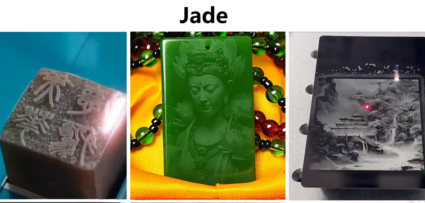 UV Laser Engraver 3W/5W Dual Red Dot Locator Laser Marking Machine for Jewelry,Sliver,Gold,Tumblers, Scan Area with 100,000 Hour Lifespan EzCad Included