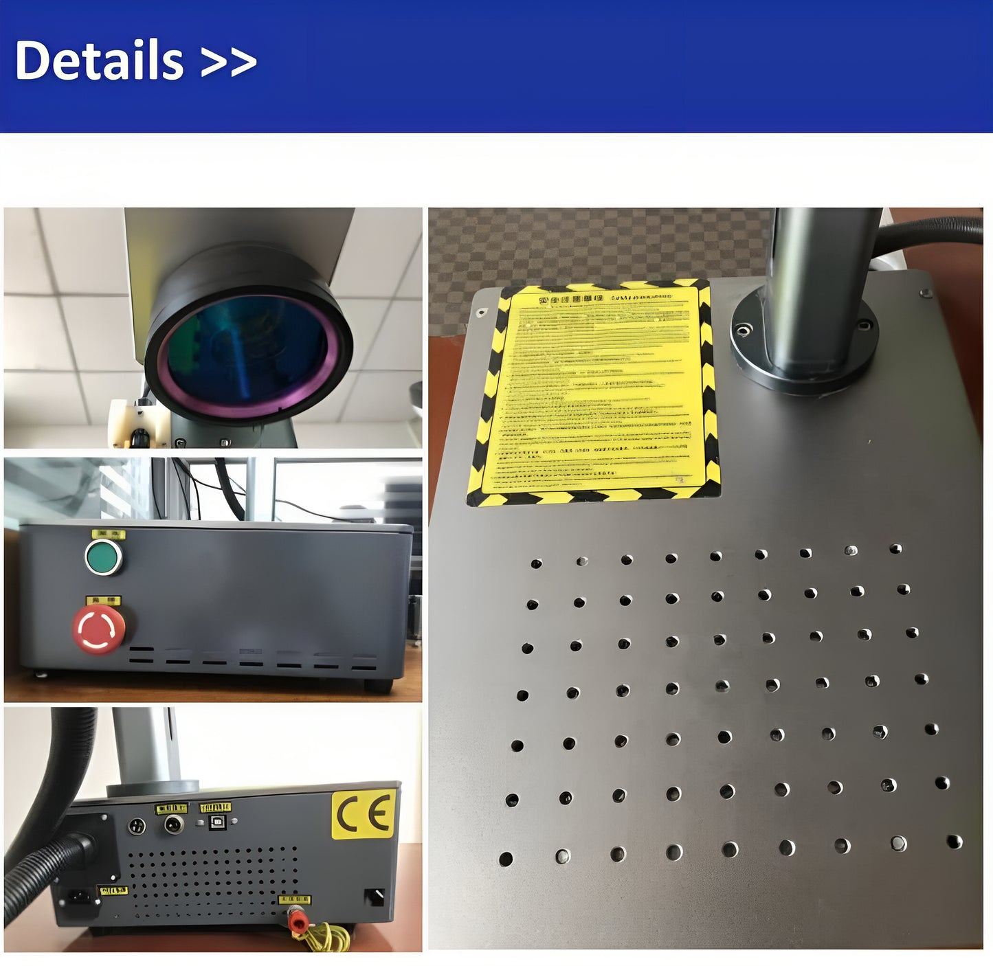 JPT MOPA M7 Desktop Laser Marking Machines Fiber Laser 20W/30W/60W/100W Machinery Industry Equipment Laser Engraving Machines